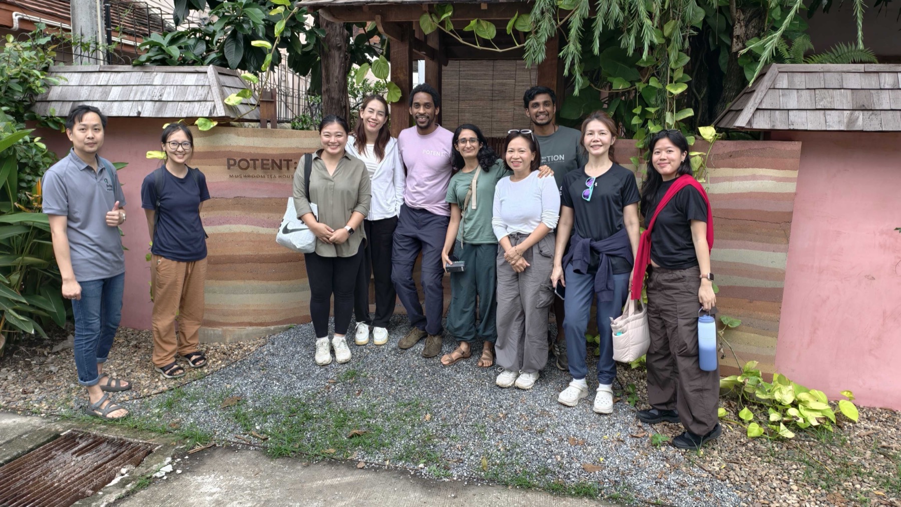 The Living Roots team in Chiang Mai